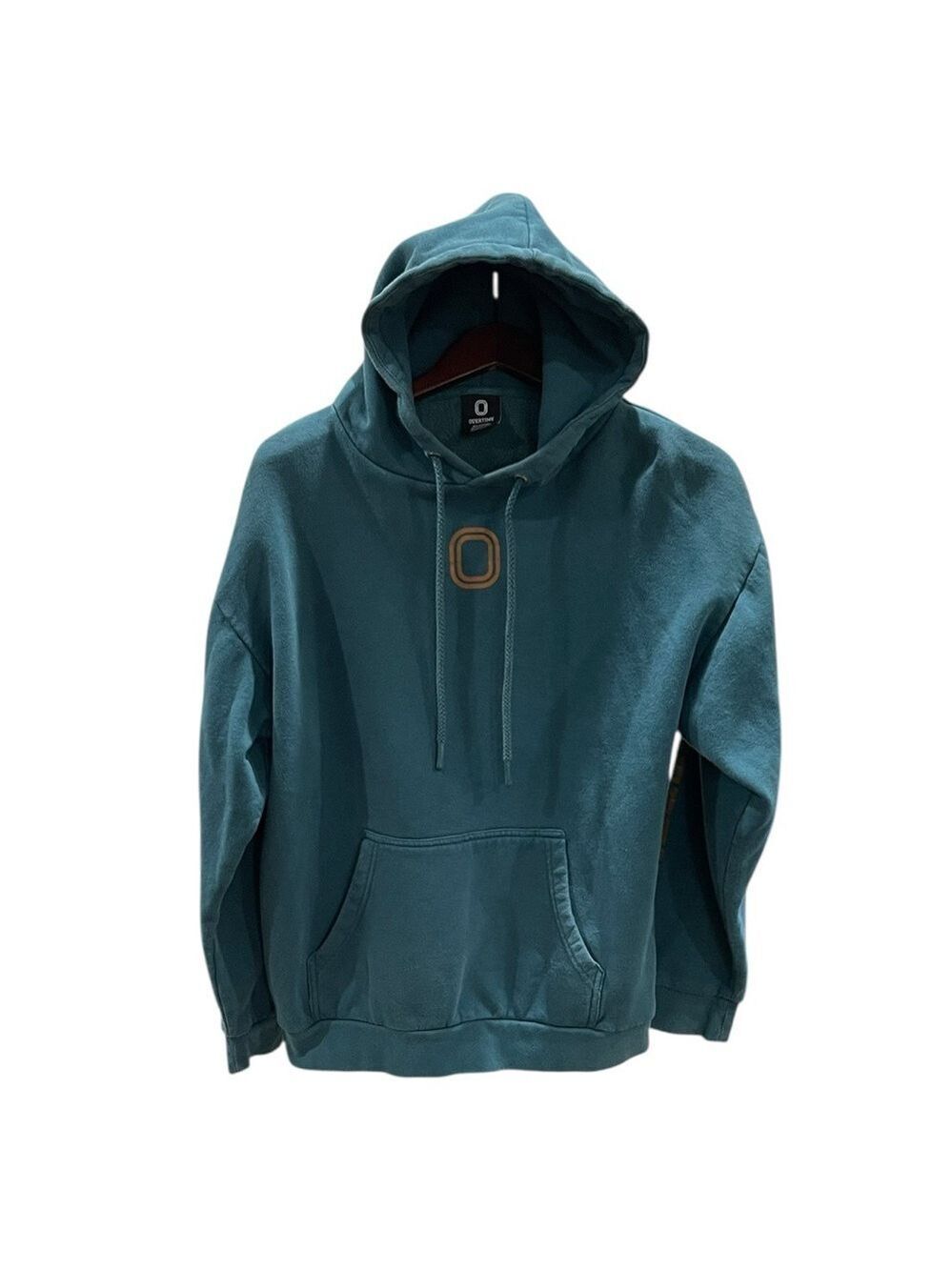Overtime Men’s Classic Graphic Hoodie SZ L Teal